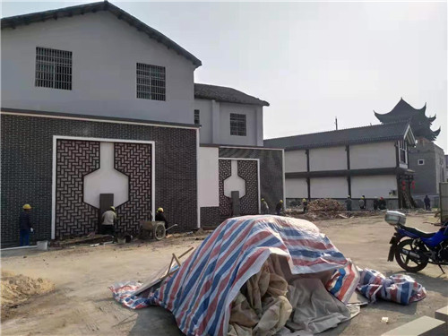 grc裝飾現場